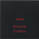 Gira 0678005 Wippe Kontrollfunktion + Heizung Ein/Aus...