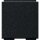 Gira 2645005 Uni-BlindAbdeckung Abdeckung Modular Jack 2-fach 30° + Beschriftungsfeld System 55 Schwarz matt