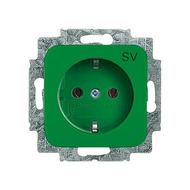 Busch-Jaeger 20 EUC-13-212-103 SCHUKO® Steckdosen-Einsatz mit Aufdruck 2CKA002011A6259