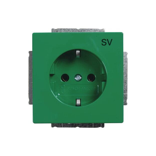 Busch-Jaeger 20 EUC-13-82-101 SCHUKO® Steckdosen-Einsatz mit Aufdruck 2CKA002011A6260