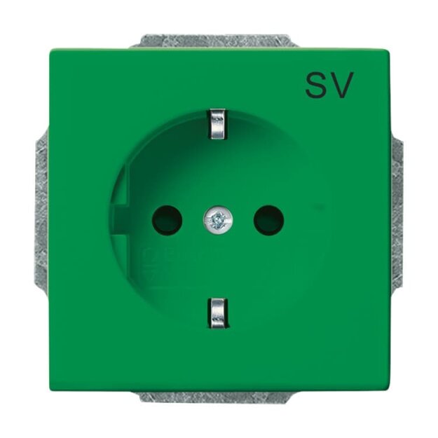 Busch-Jaeger 20 EUCB-13-82-102 SCHUKO® Steckdosen-Einsatz mit Aufdruck 2CKA002013A5472