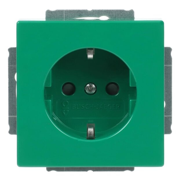 Busch-Jaeger 20 EUCKS-13-82-101 SCHUKO® Steckdosen-Einsatz mit erh. Berührungsschutz 2CKA002013A5470