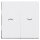 Jung A595PWW Wippe f. Jalousie-Schalter/-Taster (Duroplast) Alpinweiß Serie A