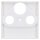 Jung A561PLSATWW Abdeckung f. SAT-TV-Steckdose (Duroplast) Alpinweiß Serie A