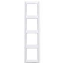 Jung A584WW Rahmen 4fach (Duroplast) Alpinweiß Serie A