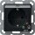 Gira 0451005 Schuko ÜSS + Beschriftungsfeld System 55 Schwarz matt