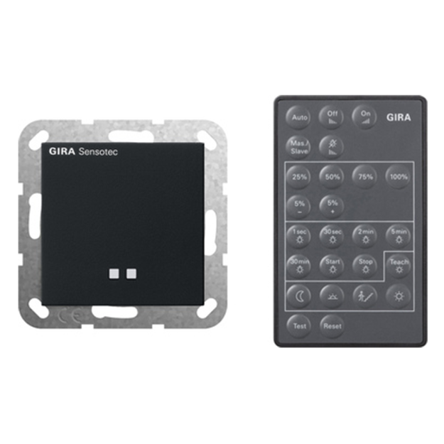 Gira 2366005 Sensotec + Fernbedienung System 55 Schwarz matt