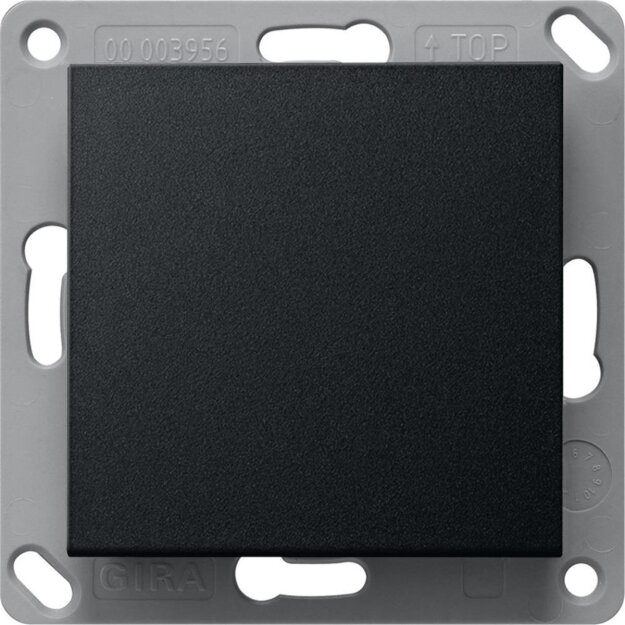 Gira 2421005 Funk Wandsender EnOcean 1-fach System 55 Schwarz matt