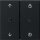 Gira 5363005 S3000 Bedienaufsatz Memory System 55 Schwarz matt