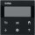 Gira 5366005 S3000 Jalousie- + Schaltuhr Display System 55 Schwarz matt