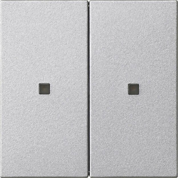 Gira 536926 S3000 Wippe 2-fach unbedruckt System 55 Farbe Alu