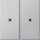 Gira 536926 S3000 Wippe 2-fach unbedruckt System 55 Farbe Alu