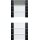 Gira 2145005 Wippenset 5-fach Plus (2+3) Beschriftungsfeld System 55 Klar/Schwarz matt