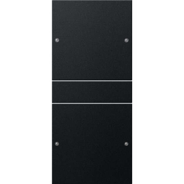 Gira 2182005 Wippenset 2-fach (1+1) System 55 Schwarz matt(lackiert)