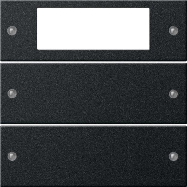 Gira 2192005 Wippenset 2-fach Plus System 55 Schwarz matt(lackiert)