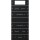 Gira 2215005 Wippenset 5-fach Plus (2+3) beschreibbar System 55 Schwarz matt(lackiert)