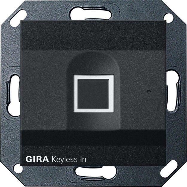 Gira 2617005 Gira Keyless In Fingerprint-Leseeinheit System 55 Schwarz matt