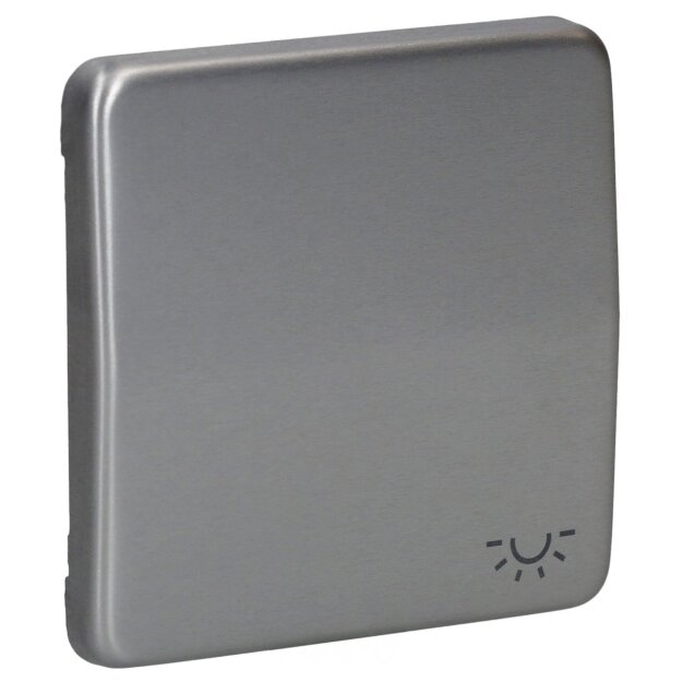 Jung CD590LPT Wippe m. Symbol "Licht" (Aluminium eloxiert) Platin Serie CD