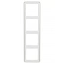 Jung CD584WW Rahmen 4fach (Duroplast) Alpinweiß Serie CD