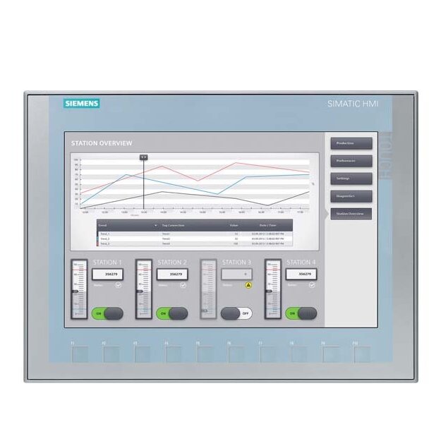 Siemens Indus.Sector SIMATIC HMI Basic Panel 6AV2123-2MB03-0AX0 (1er)