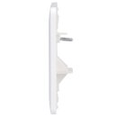 Jung CD569-1UAWW Abdeckung f. IAE/UAE-Anschlussdose (Thermoplast bruchsicher) Alpinweiß Serie CD