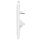 Jung CD569-1UAWW Abdeckung f. IAE/UAE-Anschlussdose (Thermoplast bruchsicher) Alpinweiß Serie CD