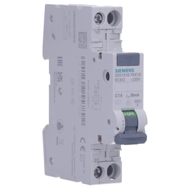 Siemens Indus.Sector FI/LS-Schalter 5SV1316-7KK16 (1er)