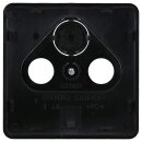 Jung CD561SATSW Abdeckung f. SAT-TV-Steckdose (Thermoplast bruchsicher) Schwarz Serie CD