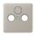 Jung CD561SATPT Abdeckung f. SAT-TV-Steckdose (Aluminium eloxiert) Platin Serie CD