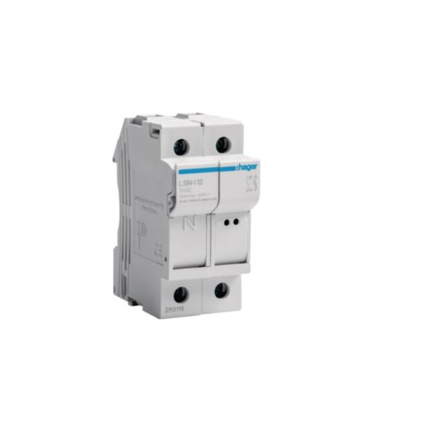 Hager LSN412 Sicherungselement 1-polig +N 25A 400V L32 2M