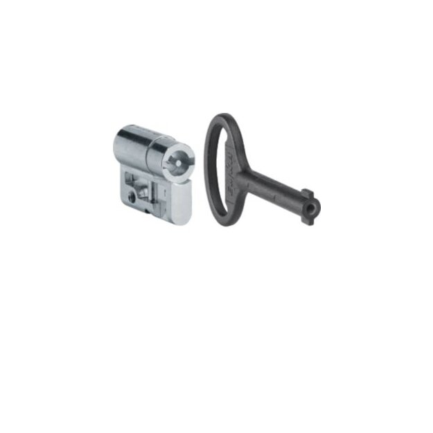 Hager MES-PHZDB3 Profilhalbzylindereinsatz Doppelbart 3mm