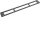 Hager MES-SOBA1351 Front-/Rückblende mit Ausschnitt 1350x100 (BxH) RAL9005