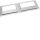 Hager M-MBO11040 Modulboden 2-teilig 1100x400 BxT verzinkt