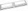 Hager M-MD13540 Moduldach 2-teilig IP40 1350x400 BxT verzinkt