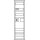 Hager ZB31SET21 Komplettschrank universZ 1ZP BKE-I H=1100mm 1F HLAK-5-polig