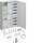 Hager ZB33SEA17LS Komplettschrank universZ 1ZP BKE-I OKK APZ MM VT7 3F HLAK ESA
