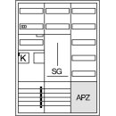 Hager ZB33SEQ19 Komplettschrank universZ 1ZP eHZ 1SG APZ...