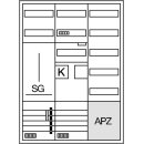 Hager ZB33SET15LK Komplettschrank universZ 1ZP 1 SG BKE-I...