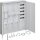 Hager ZB34SET25LK Komplettschrank universZ 2ZP 1 SG BKE-I APZ VT5 4F