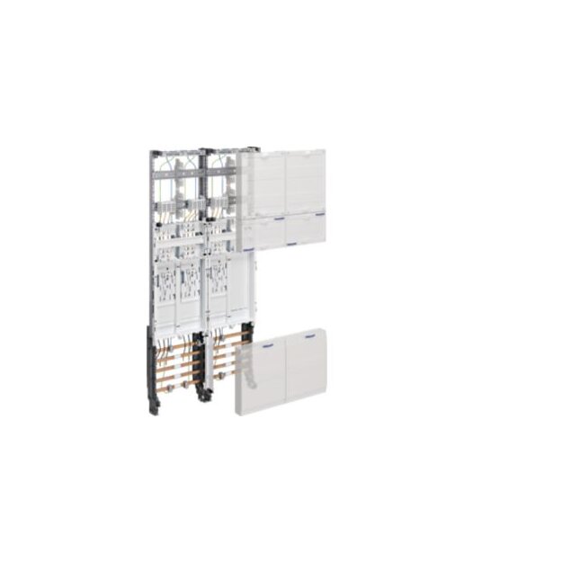 Hager ZK3EN28 Kompletfeld universZ 3ZP BKE-I H=1050mm 2-feldig HLAK 3-polig
