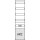 Hager ZU37VT4APZ2 Verteilerfeld universZ H=1050mm VT 4-reihig 1F APZ unten 1xRFZ
