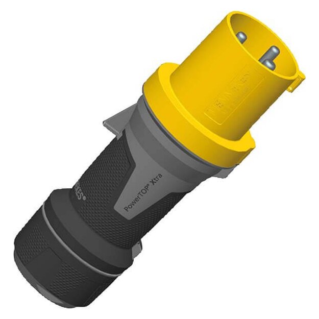 Mennekes Stecker PowerTOP 63A 3p 4h 110V Xtra 13101