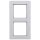 Jung A5582BFAL 2fach Rahmen A 550 (Thermoplast bruchsicher) Aluminium Serie A