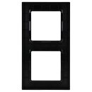 Jung A5582BFSW 2-fach Rahmen A 550 (Thermoplast bruchsicher) Schwarz Serie A