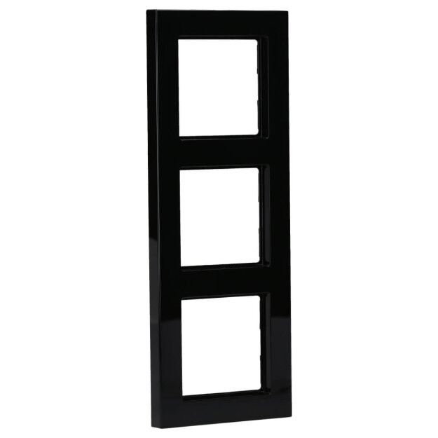 Jung A5583BFSW 3-fach Rahmen A 550 (Thermoplast bruchsicher) Schwarz Serie A