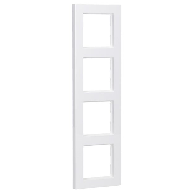 Jung A5584BFWW 4fach Rahmen A 550 (Thermoplast bruchsicher) Alpinweiß Serie A