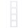 Jung A5584BFWW 4fach Rahmen A 550 (Thermoplast bruchsicher) Alpinweiß Serie A