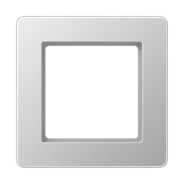 Jung AF581BFAL 1fach Rahmen A flow (Thermoplast bruchsicher) Aluminium Serie A