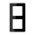 Jung AF582BFSW 2fach Rahmen A flow (Thermoplast bruchsicher) Schwarz Serie A