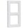 Jung AF582BFWW 2fach Rahmen A flow (Thermoplast bruchsicher) Alpinweiß Serie A
